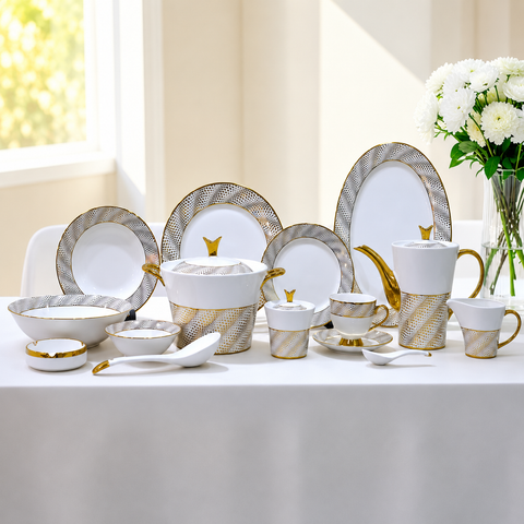 T shape Dinner set 408