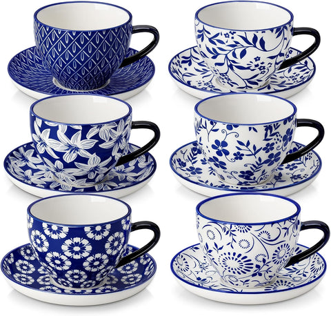 Cappuccino Cups with Saucers