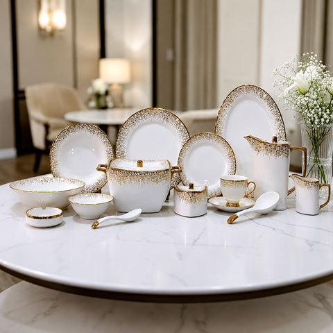 N shape Dinner set 406