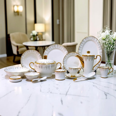 F shape Dinner set 407